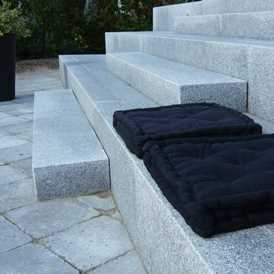 Granit trappe i Lysefjorden granit designet af havearkitekt Tor Haddeland